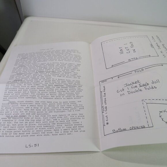 Loving Stitches Snowman 15" Doll Sewing Pattern - Picture 5 of 5